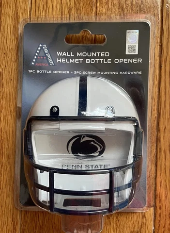 Penn State Nittany Lions Wall Mounted Helmet Bottle Opener Cover