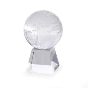 Bey Berk 3" Acetate Etched Glass Globe with Base - Picture 1 of 2