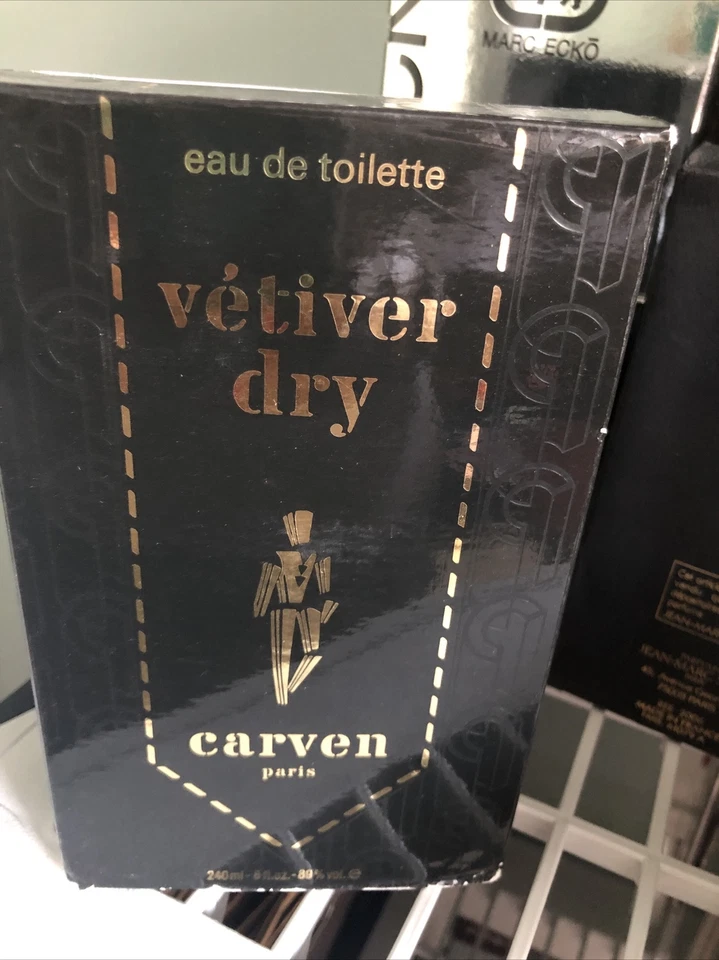 Vetiver Carven Dry Eau de Toilette 240 ml Splash "fórmula antigua" muy raro. Foto 1 de 4