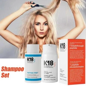 ❀K18 Biomimetic Hairscience Damage Shampoo 250ml and Conditioner 50ml❉ - Picture 1 of 8