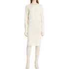 Birgitte Herskind Vanessa Hong Women?S Dawn Cutout Sweater Dress In Cream Sz  L