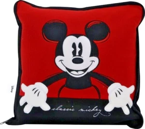 Disney Mickey Mouse Home Cushion Firm Plush removable cover 28 x 28cm new in bag - Picture 1 of 1