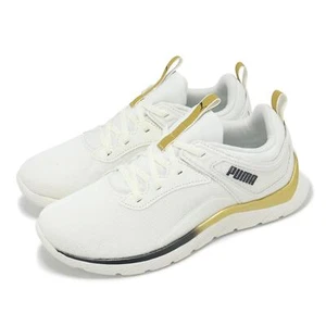Puma Softride Remi Molten Metal White Gold Black Damen Laufschuhe 378848-02 - Bild 1 von 8