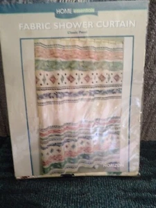 Home Essentials fabric shower curtain 70"x72" polyester 100% - Picture 1 of 4