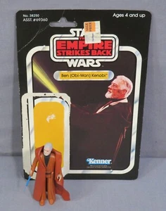 Star Wars "BEN OBI-WAN KENOBI" Cabello Gris Oscuro 100% Completo con 41 Espalda 1980 ESB - Imagen 1 de 7