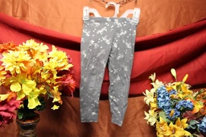 Place Girl's Gray Horse Print Leggings Size XS 4 pants bottoms casual Sale* - Picture 1 of 9