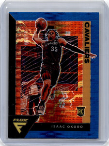 2020-21 Panini Flux Pulsar Prizm Target Exclusive  Blue  Isaac Okoro  RC