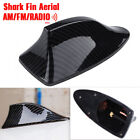 Universal Carbon Car Shark Fin Roof Antenna Radio FM/AM Signal Aerials For BMW