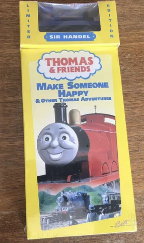 Learning Curve Thomas Train Wooden Sir Handel! VHS Included! NEW! Cover