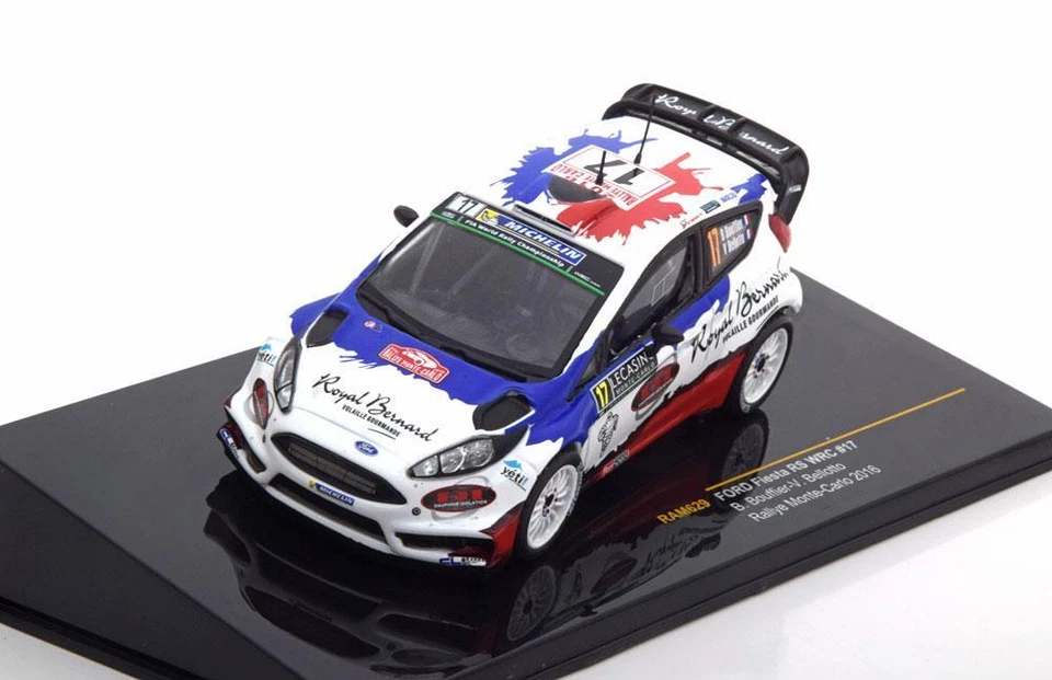 Ixo Ford Fiesta RS WRC Rallye Monte Carlo 2016 Bouffier/bellotto #17 1 43