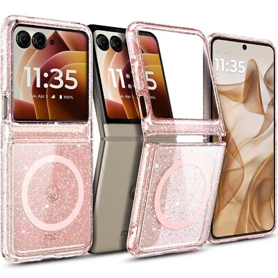 Capa protetora transparente Magsafe para Motorola Moto Razr 2023 2024/Razr+ PLUS - Imagem 1 de 4