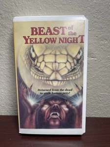 Beast Of The Yellow Night VHS 1986 United Video Eddie Romero Horror Clamshell - Picture 1 of 6