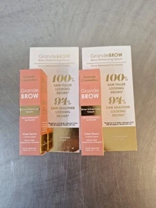 2x Grande Cosmetics GRANDE BROW Brow Enhancing Serum Sample 1 ml ea - Picture 1 of 6