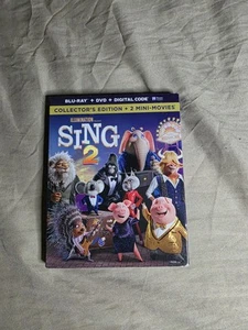 Sing 2 (Blu-ray + DVD, 2021) w Slipcover  - Picture 1 of 2