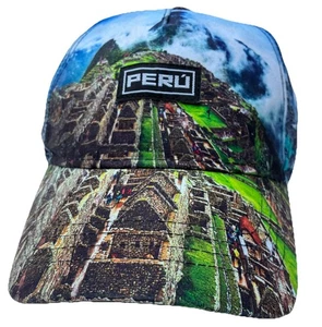 Machu Pichu Peru Souvenir Kappe von Morpho leicht verstellbarer Riemenverschluss EUC - Bild 1 von 9