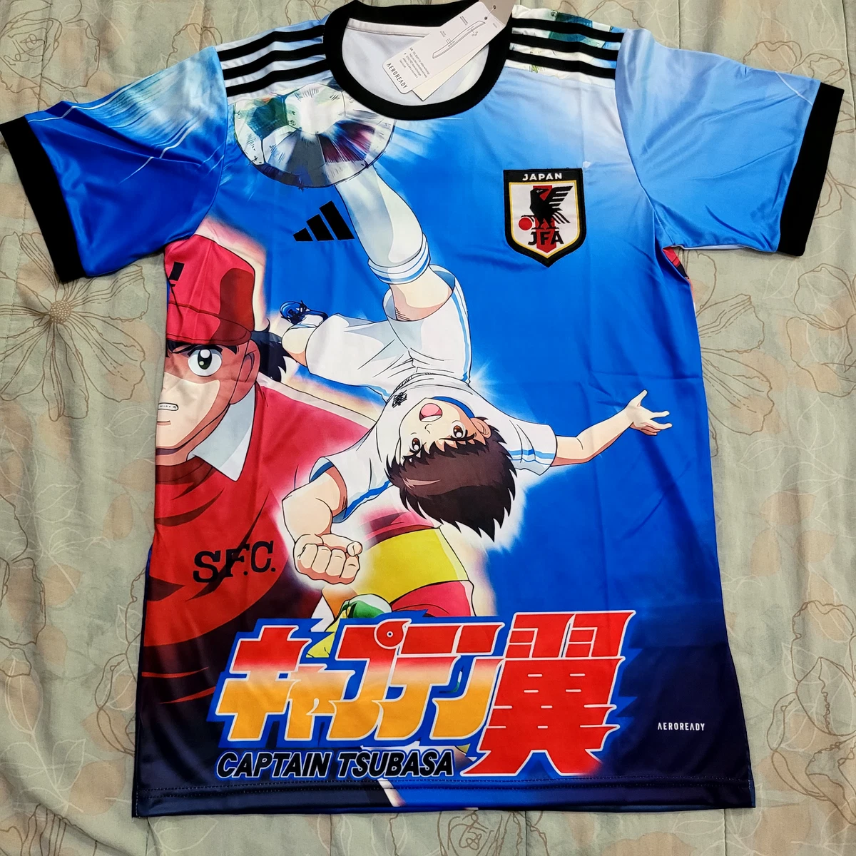 日本蓝色国家队足球迷服装与纪念品| eBay