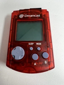 SEGA Dreamcast Visual Memory Unit VMU - Red - Picture 1 of 6