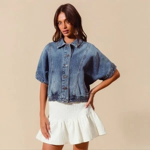 HABITUAL Kurzarm Jeansjacke Größe XS - Bild 1 von 9