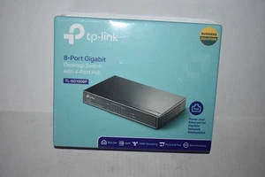 Conmutador de escritorio Gigabit de 8 puertos TP-LINK TL-SG1008P con PoE+ de 4 puertos - Imagen 1 de 1