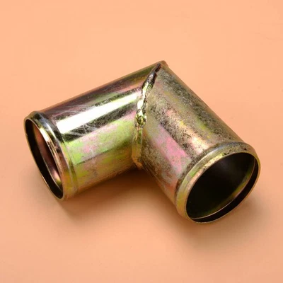 Aluminum 1 3/4" 1.75" Dia. 90 Degree Radiator Coolant Connector Hose - Image 1 of 4