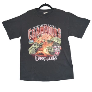 Camiseta De Colección Tampa Bay Buccaneers Super Bowl XXXVII Campeones Camiseta Negra XL Bucs - Imagen 1 de 4