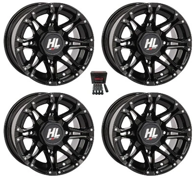 High Lifter by STI HL3 12" Wheels Black Polaris Sportsman / RZR / Ranger - Image 1 of 3