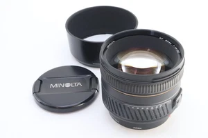 MINOLTA AF 85mm F1.4 G Black Color AF Lens from Japan (f04737) - Picture 1 of 10