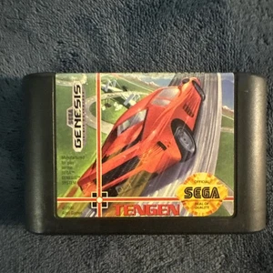 Hard Drivin' (Sega Genesis, 1991) nur Cartridge & getestet - Bild 1 von 5