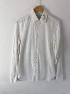 Gucci Embroidered Shirt Rose Flower Size 38/15 White - Picture 1 of 10
