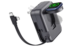 3in1 Ladegerät 36W Einziehbares Ladegerät für iPhone Iwatch Reise Multifunktional - Bild 1 von 18