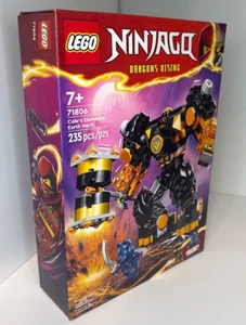LEGO NINJAGO Dragons Rising, Cole’s Elemental Earth Mech 71806 Edificio 235 piezas - Imagen 1 de 1