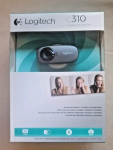 Logitech C310 HD Webcam - (Black, BRAND NEW) - Afbeelding 1 van 4