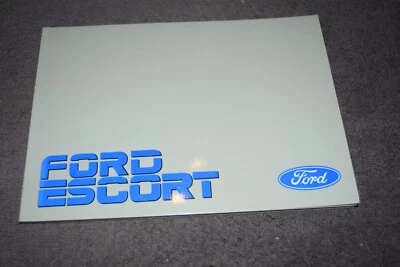 Manuale uso e manutenzione Ford Escort 4 compreso RS Turbo prima classe - Immagine 1 di 4