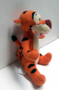 Disney POOH TIGGER 7" Mini Bolsa de Frijoles Peluche Juguete Muñeca Naranja Negro - Imagen 1 de 3