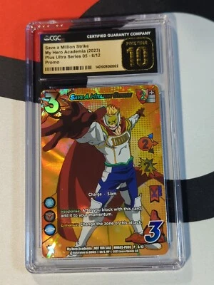 CGC 10 Pristine Save a Million Strike - Foil -Undaunted Raid-Universus Promo - Image 1 of 2