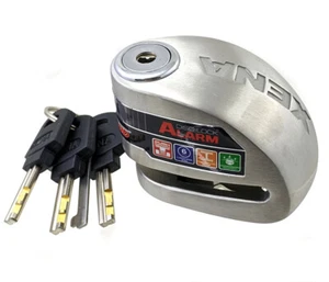 Xena XX-6S Stainless Alarmed Brake Disc Lock Motorcycle & Scooter - Picture 1 of 3