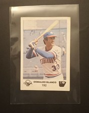 1981-82 Ossie Blanco Venezuelan Winter League Sticker  #192