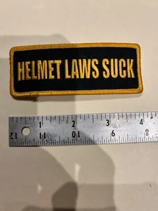 Helmet Laws Suck Patch - Picture 1 of 2