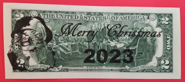 The Official Santa Claus 50.0 USD Dollar Bill. Real USD. Bankable and  Spendable. Complete Santa Gift and Card