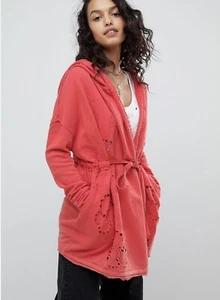 Free People Oh Pretty Daze - Oversize Strickjacke, Cardigan Embroidered Jacket - Bild 1 von 18
