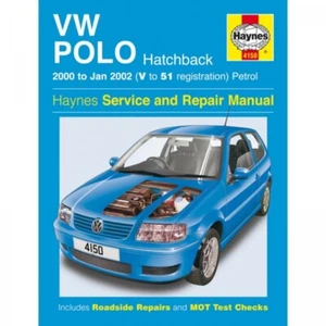 VW Polo trasero de corriente gasolina tipo 6N 9N 2000-01.2002 taller manual Haynes - Imagen 1 de 12