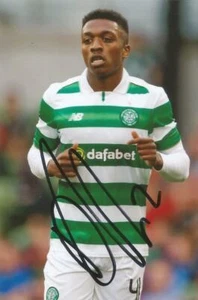 CELTIC: DARNELL FISHER SIGNED 6x4 ACTION PHOTO+COA - Picture 1 of 1