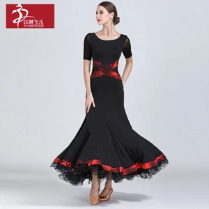 NEW Ladies Latin Salsa Cha cha Tango Ballroom Modern Waltz Dance Dress #S9037 - Picture 1 of 5