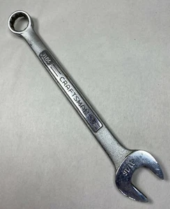 Vintage Craftsman Tools SAE 11/16" Kombination Schraubenschlüssel = V = Serie USA schönes Werkzeug - Bild 1 von 12