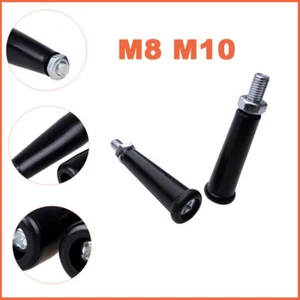 Revolving Handwheel Machine Handle M8 M10 Male Thread Stem Plastic Handle Black - Picture 1 of 5