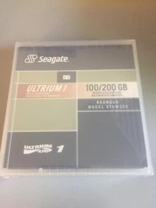 STUM200, cartuccia dati Seagate Ultrium1 LTO 100/200 GB, nuova - Foto 1 di 3