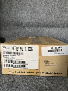 Lot Of 3 Dupont Tychem QC-127-SYL-XL-0003G1 XL Hooded Chemical Resistant Coveral - Picture 1 of 10