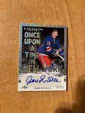 2023 Leaf ITG Used - Jean Ratelle - Once Upon a Time in New York Auto #d 07/12