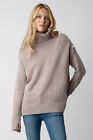 2024 Zadig & Voltaire Alma Cashmere Sweater Jumper Pullover Size S  $698