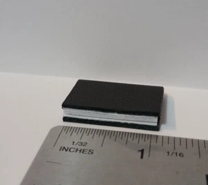 Handgefertigtes Leder Miniatur Schwarzbuch LEER - Bild 1 von 7